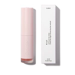 NEW- Glossier G Suit Soft Touch Matte Lip Crème Lipstick Shade CURVE Dusty Peach